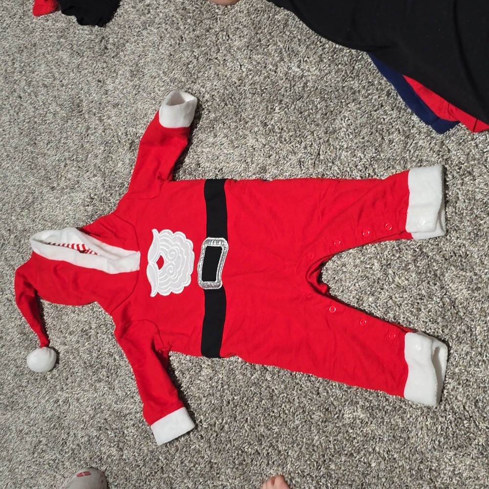 Cat & Jack Santa Outfit
